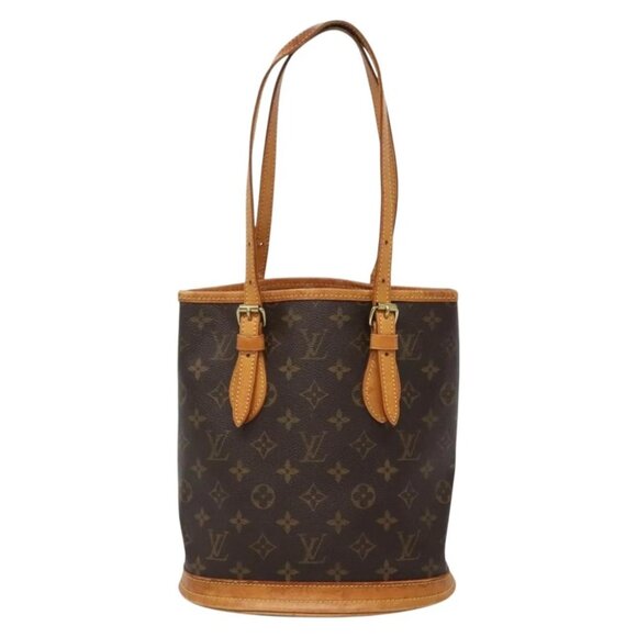 LOUIS VUITTON Monogram Bucket PM Shoulder Bag M42238 LV Auth ep9673 - Picture 1 of 13